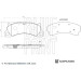 Blue Print | Bremsbelagsatz, Scheibenbremse | ADBP420060 Blue Print | Bremsbelagsatz, Scheibenbremse | ADBP420060