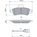 BOSCH | Bremsbelagsatz, Scheibenbremse | 0 986 460 991 BOSCH | Bremsbelagsatz, Scheibenbremse | 0 986 460 991
