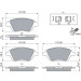 0 986 494 438 Bremsbelagsatz, Scheibenbremse