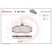 Brembo | Bremsbelagsatz, Scheibenbremse | P 24 013 Brembo | Bremsbelagsatz, Scheibenbremse | P 24 013