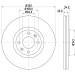 Hella | Bremsscheibe | 8DD 355 119-161