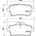Hella Pagid | Bremsbelagsatz, Scheibenbremse | 8DB 355 019-741