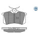 Meyle | Bremsbelagsatz, Scheibenbremse | 025 235 5417/PD Meyle | Bremsbelagsatz, Scheibenbremse | 025 235 5417/PD