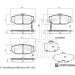 Blue Print | Bremsbelagsatz, Scheibenbremse | ADBP420066 Blue Print | Bremsbelagsatz, Scheibenbremse | ADBP420066