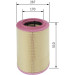 BOSCH F 026 400 483 Luftfilter