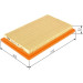 BOSCH F 026 400 273 Luftfilter