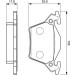 BOSCH Bremsbelagsatz, Scheibenbremse 0 986 460 002