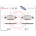 Brembo | Bremsbelagsatz, Scheibenbremse | P 56 107 Brembo | Bremsbelagsatz, Scheibenbremse | P 56 107