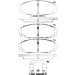 Brembo | Bremsbelagsatz, Scheibenbremse | P 30 095 Brembo | Bremsbelagsatz, Scheibenbremse | P 30 095