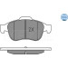 Meyle | Bremsbelagsatz, Scheibenbremse | 025 245 3819/W Meyle | Bremsbelagsatz, Scheibenbremse | 025 245 3819/W