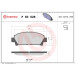 Brembo | Bremsbelagsatz, Scheibenbremse | P 83 028 Brembo | Bremsbelagsatz, Scheibenbremse | P 83 028