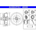 ATE | Bremstrommel | 24.0220-0718.2 ATE | Bremstrommel | 24.0220-0718.2