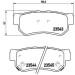 Brembo | Bremsbelagsatz, Scheibenbremse | P 30 014 Brembo | Bremsbelagsatz, Scheibenbremse | P 30 014
