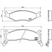 Brembo | Bremsbelagsatz, Scheibenbremse | P 30 006