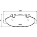 Hella | Bremsbelagsatz, Scheibenbremse | 8DB 355 010-651