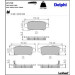 Delphi Bremsbelagsatz, Scheibenbremse LP1710