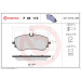 Brembo | Bremsbelagsatz, Scheibenbremse | P 85 172 Brembo | Bremsbelagsatz, Scheibenbremse | P 85 172