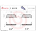 Brembo | Bremsbelagsatz, Scheibenbremse | P 83 015 Brembo | Bremsbelagsatz, Scheibenbremse | P 83 015