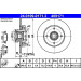 ATE 24.0109-0171.2 Bremsscheibe 249,0x9,0mm, 4x108,0, voll, beschichtet ATE 24.0109-0171.2 Bremsscheibe 249,0x9,0mm, 4x108,0, voll, beschichtet
