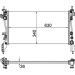 Mahle | Kühler, Motorkühlung | CR 1122 000P Mahle | Kühler, Motorkühlung | CR 1122 000P