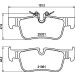 Hella | Bremsbelagsatz, Scheibenbremse | 8DB 355 021-681