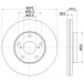 Hella | Bremsscheibe | 8DD 355 104-931