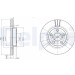 Delphi 2 x DELPHI Bremsscheibe BG3347