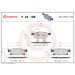 Brembo | Bremsbelagsatz, Scheibenbremse | P 24 188 Brembo | Bremsbelagsatz, Scheibenbremse | P 24 188