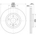 Hella | Bremsscheibe | 8DD 355 119-511