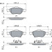 0 986 494 101 Bremsbelagsatz, Scheibenbremse