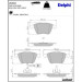 Delphi Bremsbelagsatz, Scheibenbremse LP2032 Delphi Bremsbelagsatz, Scheibenbremse LP2032