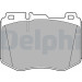 Delphi | Bremsbelagsatz, Scheibenbremse | LP3172 Delphi | Bremsbelagsatz, Scheibenbremse | LP3172