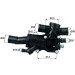TH 44 83 Thermostat, Kühlmittel BEHR
