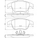 0 986 494 837 Bremsbelagsatz, Scheibenbremse