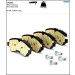 Delphi Bremsbelagsatz, Scheibenbremse LP2662