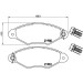 Brembo | Bremsbelagsatz, Scheibenbremse | P 61 098 Brembo | Bremsbelagsatz, Scheibenbremse | P 61 098