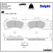Delphi Bremsbelagsatz, Scheibenbremse LP1918