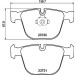 Hella | Bremsbelagsatz, Scheibenbremse | 8DB 355 010-751