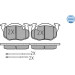 Meyle Bremsbelagsatz, Scheibenbremse MEYLE-ORIGINAL: True to OE 025 209 0618/W