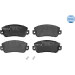 025 209 5018/W Bremsbelagsatz, Scheibenbremse MEYLE-ORIGINAL: True to OE.