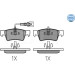 Meyle | Bremsbelagsatz, Scheibenbremse | 025 243 6819 Meyle | Bremsbelagsatz, Scheibenbremse | 025 243 6819