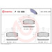 Brembo | Bremsbelagsatz, Scheibenbremse | P 10 003