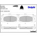 Delphi Bremsbelagsatz, Scheibenbremse LP1752 Delphi Bremsbelagsatz, Scheibenbremse LP1752
