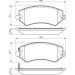 0 986 494 357 Bremsbelagsatz, Scheibenbremse