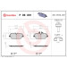 Brembo | Bremsbelagsatz, Scheibenbremse | P 06 091 Brembo | Bremsbelagsatz, Scheibenbremse | P 06 091