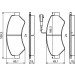 BOSCH | Bremsbelagsatz, Scheibenbremse | 0 986 494 799 BOSCH | Bremsbelagsatz, Scheibenbremse | 0 986 494 799