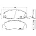 Brembo | Bremsbelagsatz, Scheibenbremse | P 28 026 Brembo | Bremsbelagsatz, Scheibenbremse | P 28 026