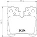 Hella | Bremsbelagsatz, Scheibenbremse | 8DB 355 006-651 Hella | Bremsbelagsatz, Scheibenbremse | 8DB 355 006-651