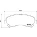 Brembo | Bremsbelagsatz, Scheibenbremse | P 79 028