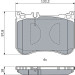 BOSCH | Bremsbelagsatz, Scheibenbremse | 0 986 494 968